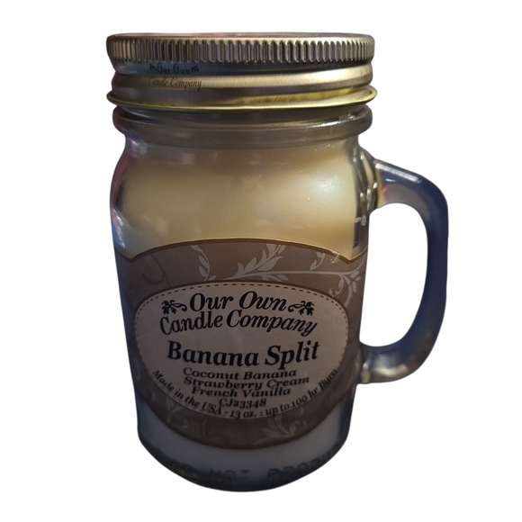 Handmade Other - Banana Split Scented Candle 13 OZ